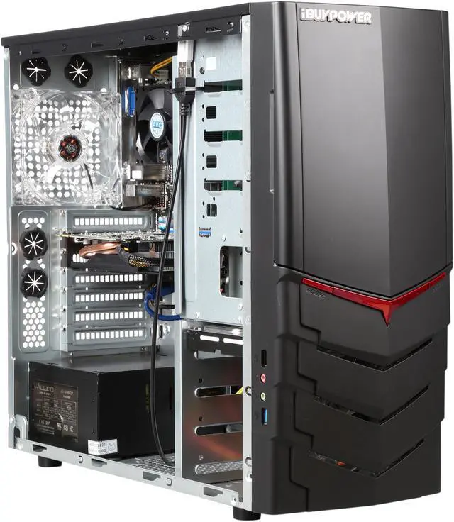 Alt view image 7 of 9 - iBUYPOWER Desktop PC ATLAS SERIES NE401i AMD FX-Series FX-8320 8GB DDR3 500GB HDD NVIDIA GeForce GTX 960 2 GB Windows 10 Home 64-Bit