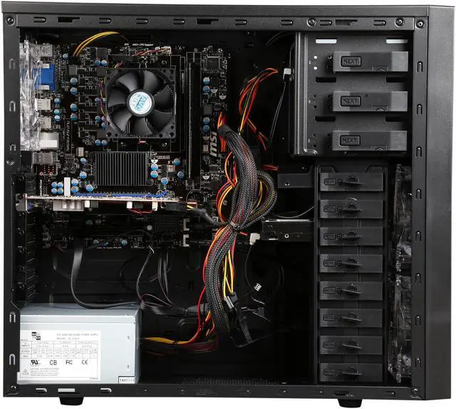 Alt view image 6 of 9 - iBUYPOWER Desktop PC SOURCE SERIES NE620FX-1 AMD FX-Series FX-4350 (4.20GHz) 8GB DDR3 1TB HDD 128GB SSD AMD Radeon R7 250X Windows 8.1 64-Bit