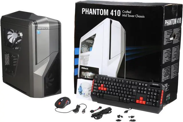 Alt view image 10 of 10 - iBUYPOWER Desktop Computer Phantom 410 Series NE-i01SKX Intel Core i7-6700K 16GB DDR4 1TB HDD 240GB SSD NVIDIA GeForce GTX 980 Ti 6 GB Windows 10 Home 64-Bit