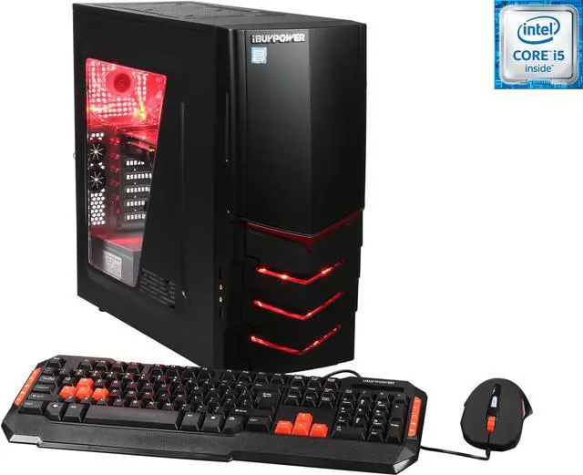 Main image of iBUYPOWER Desktop Computer Atlas Series NE764i Intel Core i5-6400 8GB DDR4 1TB HDD AMD Radeon R7 360 2 GB Windows 10 Home 64-Bit