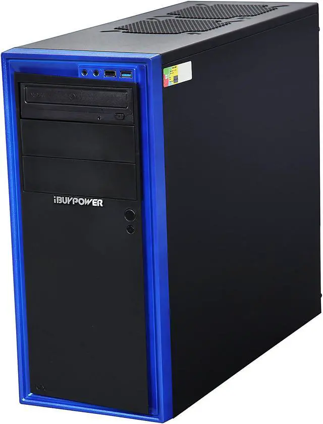 Alt view image 3 of 9 - iBUYPOWER Desktop Computer NE600 Intel Core i5-6402P 8GB DDR4 1TB HDD GeForce GTX 1060 Windows 10 Home 64-Bit