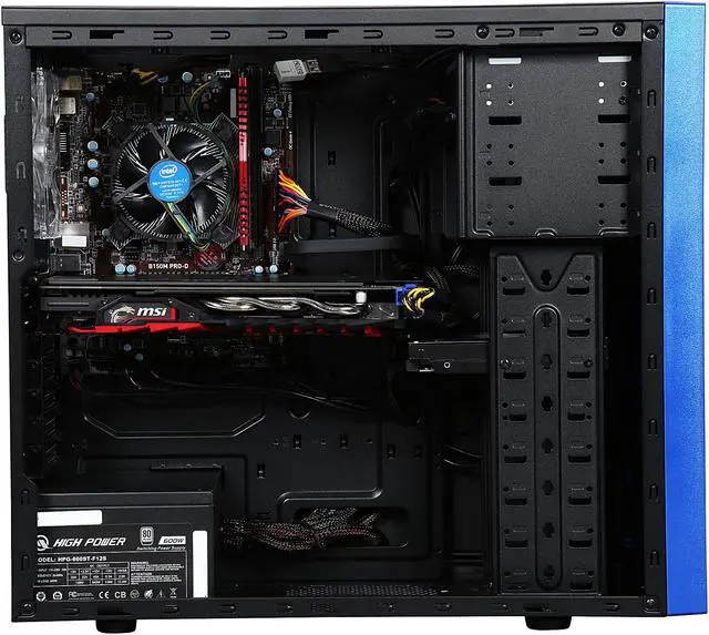 Alt view image 6 of 9 - iBUYPOWER Desktop Computer NE600 Intel Core i5-6402P 8GB DDR4 1TB HDD GeForce GTX 1060 Windows 10 Home 64-Bit