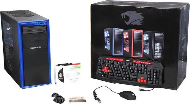 Alt view image 9 of 9 - iBUYPOWER Desktop Computer NE600 Intel Core i5-6402P 8GB DDR4 1TB HDD GeForce GTX 1060 Windows 10 Home 64-Bit