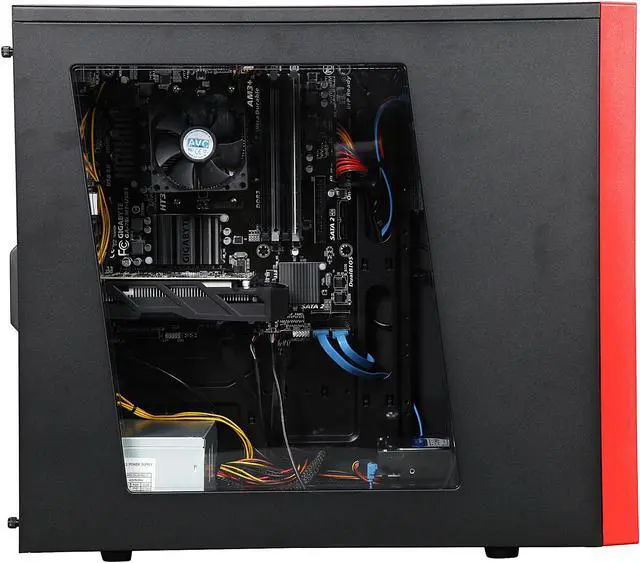 Alt view image 4 of 9 - iBUYPOWER Desktop Computer NE640FX AMD FX-Series FX-4300 4GB DDR3 1TB HDD AMD Radeon RX 460