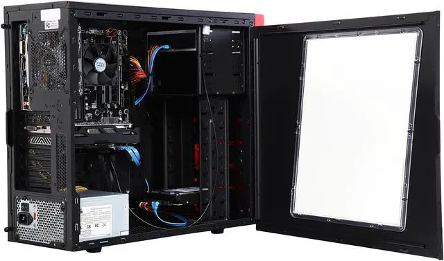 Alt view image 5 of 9 - iBUYPOWER Desktop Computer NE640FX AMD FX-Series FX-4300 4GB DDR3 1TB HDD AMD Radeon RX 460