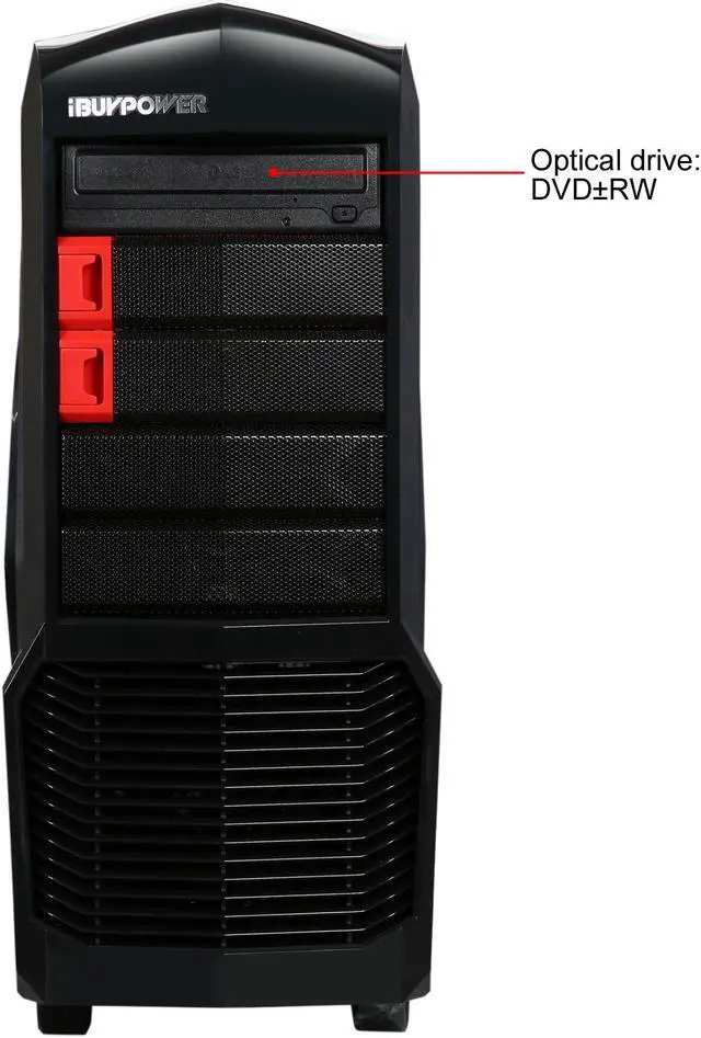 Alt view image 2 of 10 - iBUYPOWER Desktop Computer NE480SR Intel Core i5-6400 8GB DDR4 1TB HDD GeForce GTX 1050 Windows 10 Home 64-Bit