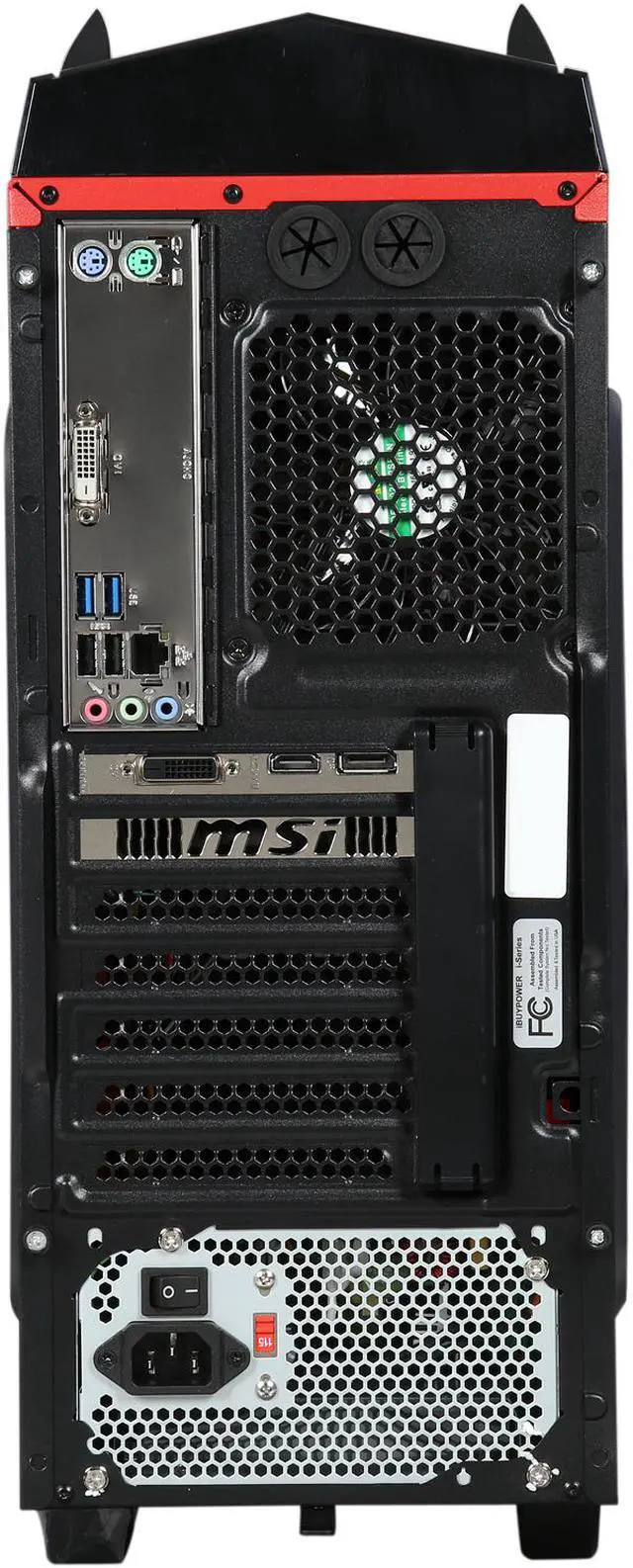 Alt view image 9 of 10 - iBUYPOWER Desktop Computer NE480SR Intel Core i5-6400 8GB DDR4 1TB HDD GeForce GTX 1050 Windows 10 Home 64-Bit