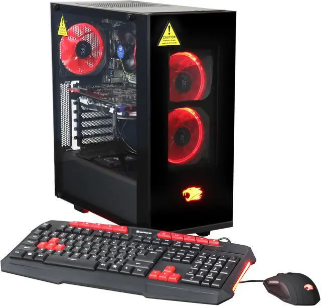 Main image of iBUYPOWER Desktop Computer Chimera NE002i Intel Core i7-7700 8GB DDR4 1TB HDD 120GB SSD GeForce GTX 1070 Windows 10 Home 64-Bit