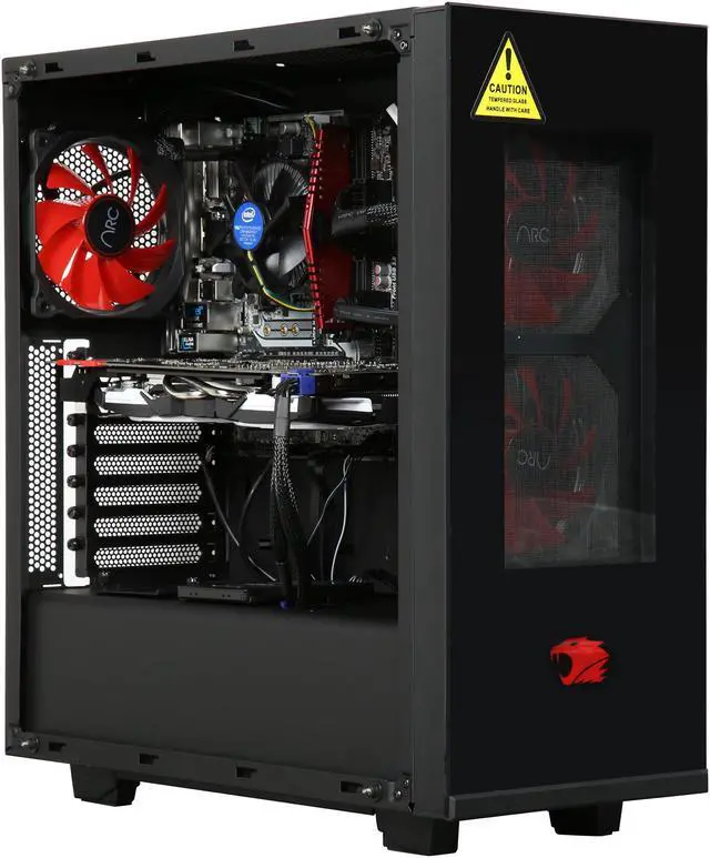 Alt view image 7 of 10 - iBUYPOWER Desktop Computer Chimera NE002i Intel Core i7-7700 8GB DDR4 1TB HDD 120GB SSD GeForce GTX 1070 Windows 10 Home 64-Bit