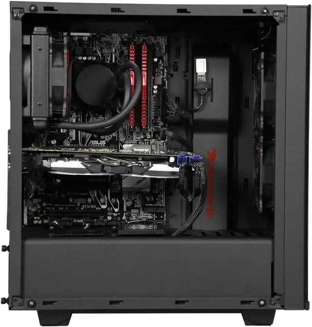 Alt view image 6 of 10 - iBUYPOWER Desktop PC Chimera NE003i Intel Core i7 7th Gen 7700K (4.20 GHz) 16 GB DDR4 2 TB HDD 240 GB SSD NVIDIA GeForce GTX 1080 Windows 10 Home 64-Bit