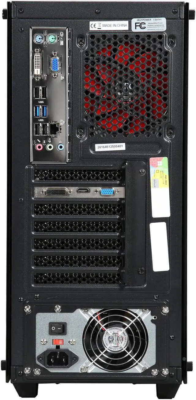 Alt view image 5 of 10 - iBUYPOWER Desktop PC NE005A AMD FX-Series FX-8320 8GB DDR3 2TB HDD NVIDIA GeForce GT 730 Windows 10 Home 64-Bit