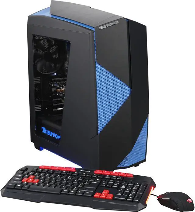 Main image of iBUYPOWER Desktop PC NE2202NA AMD FX-Series FX-8320 16GB DDR3 2TB HDD 120GB SSD GeForce GTX 1060 Windows 10 Home 64-Bit