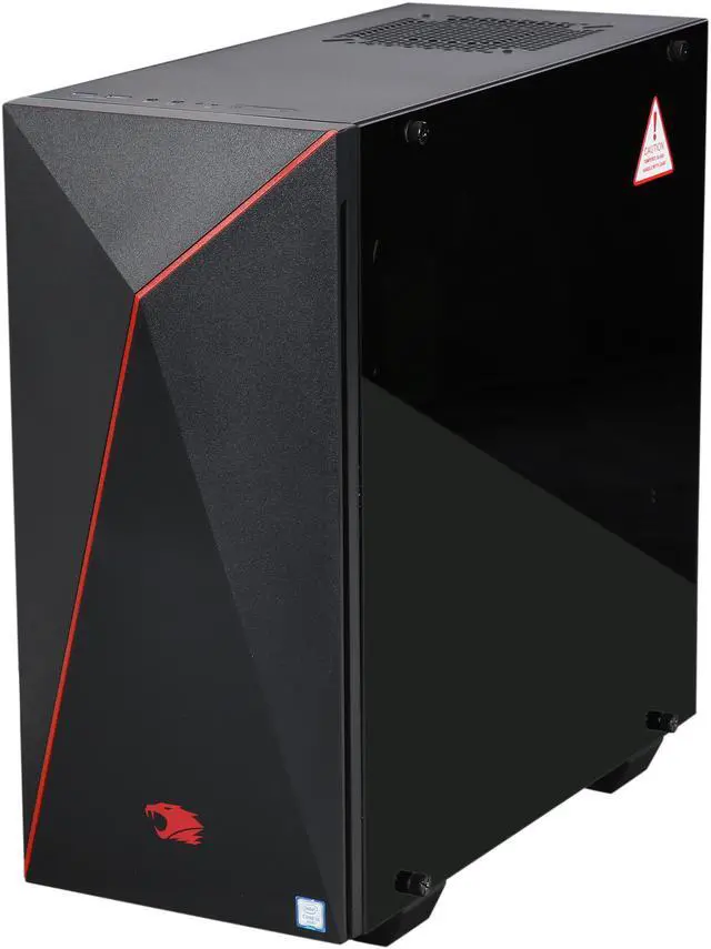Alt view image 3 of 10 - iBUYPOWER Desktop PC NE2101Si Intel Core i5-7400 8GB DDR4 1TB HDD AMD Radeon RX 480 Windows 10 Home 64-Bit