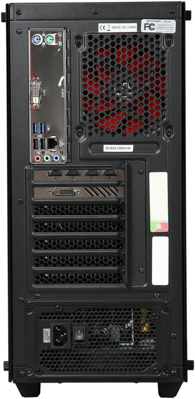 Alt view image 5 of 10 - iBUYPOWER Desktop PC NE2101Si Intel Core i5-7400 8GB DDR4 1TB HDD AMD Radeon RX 480 Windows 10 Home 64-Bit