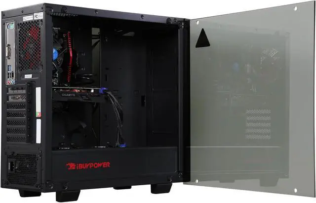 Alt view image 6 of 10 - iBUYPOWER Desktop PC NE2101Si Intel Core i5-7400 8GB DDR4 1TB HDD AMD Radeon RX 480 Windows 10 Home 64-Bit