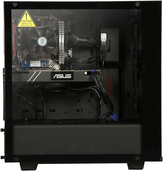Alt view image 4 of 10 - iBUYPOWER Desktop Computer NE9000 Intel Core i7-7700 16GB DDR4 1TB HDD 16 GB Optane SSD GeForce GTX 1080 Windows 10 Home 64-Bit