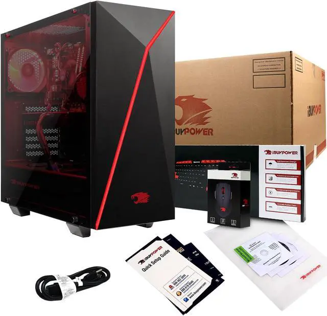 Alt view image 4 of 4 - iBUYPOWER Desktop Computer NE009iV2 Intel Core i7-7700 8GB DDR4 1TB HDD 240GB SSD GeForce GTX 1060 Windows 10 Home 64-Bit