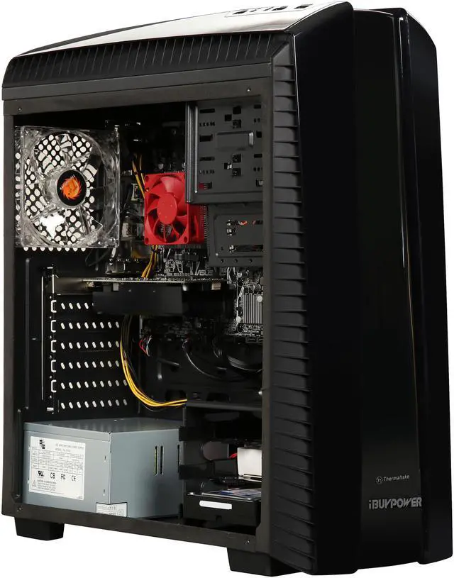 Alt view image 7 of 10 - iBUYPOWER Desktop Computer NE8210A AMD Ryzen 3 1200 8GB DDR4 1TB HDD AMD Radeon RX 550 Windows 10 Home 64-Bit