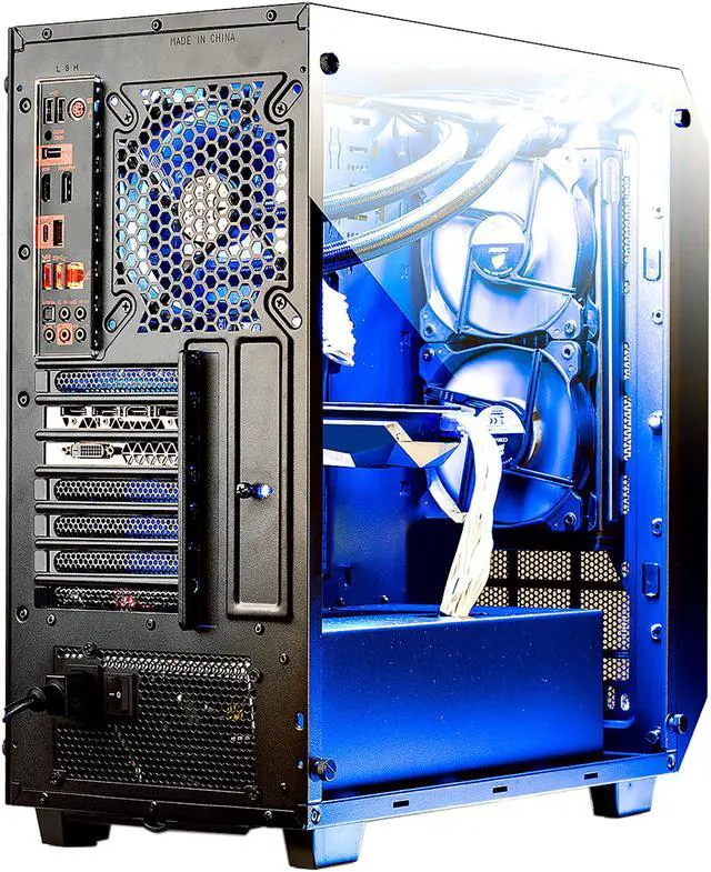 Alt view image 10 of 11 - iBUYPOWER Desktop Computer NE730KACi Intel Core i7 7th Gen 7700K (4.20 GHz) 32 GB DDR4 1 TB HDD 480 GB SSD NVIDIA GeForce GTX 1080 Windows 10 Home 64-Bit