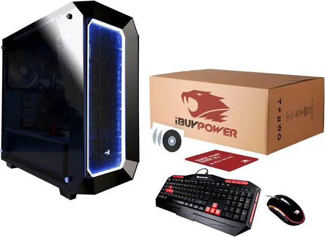 Alt view image 11 of 11 - iBUYPOWER Desktop Computer NE730KACi Intel Core i7 7th Gen 7700K (4.20 GHz) 32 GB DDR4 1 TB HDD 480 GB SSD NVIDIA GeForce GTX 1080 Windows 10 Home 64-Bit