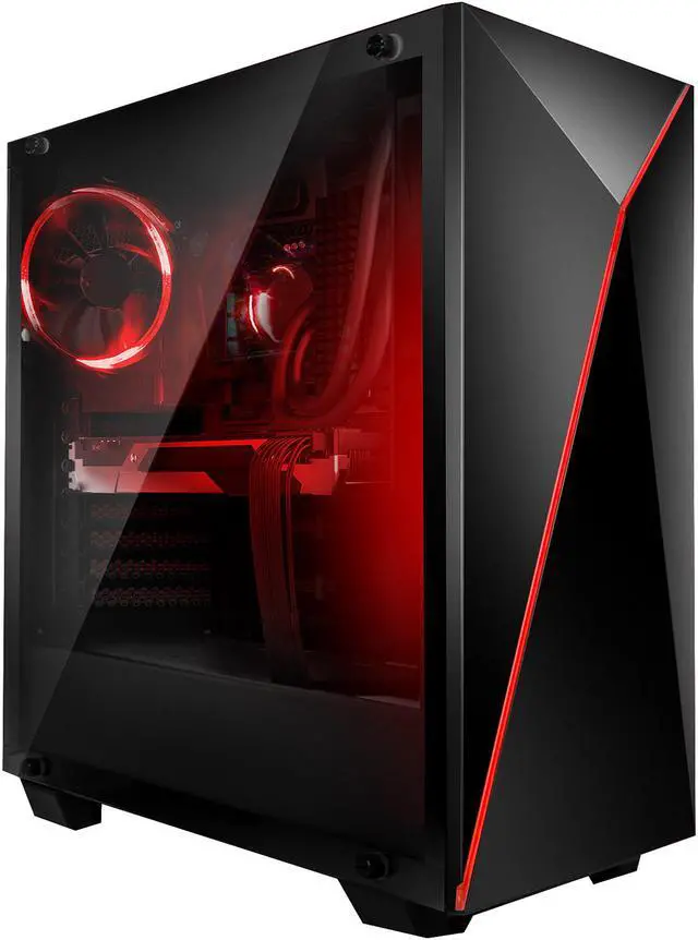 Alt view image 2 of 7 - iBUYPOWER Desktop Computer NE740OPi Intel Core i5-7400 8GB DDR4 1TB HDD AMD Radeon RX 550 Windows 10 Home 64-Bit