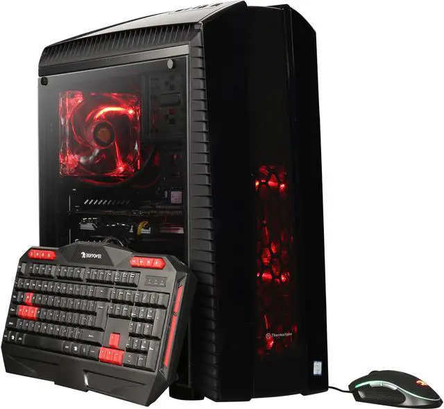 Alt view image 2 of 11 - iBUYPOWER Desktop Computer NE7702OPi Intel Core i7-7700K 16GB DDR4 2TB HDD 16 GB Optane Memory GeForce GTX 1070 Windows 10 Home 64-Bit