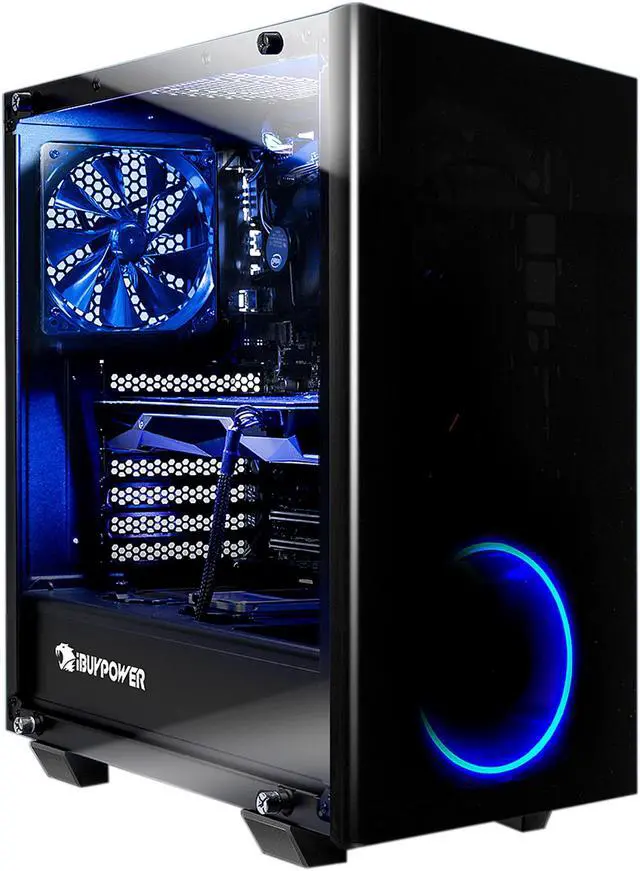 Alt view image 2 of 4 - iBUYPOWER Desktop Computer NE8460i Intel Core i7-8700 16GB DDR4 2TB HDD 120GB SSD AMD Radeon RX 580 Windows 10 Home 64-Bit