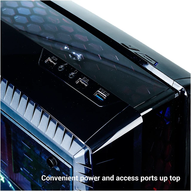 Alt view image 6 of 7 - iBUYPOWER Desktop Computer NE8510i Intel Core i7-8700 8GB DDR4 1TB HDD AMD Radeon RX 580 Windows 10 Home 64-Bit