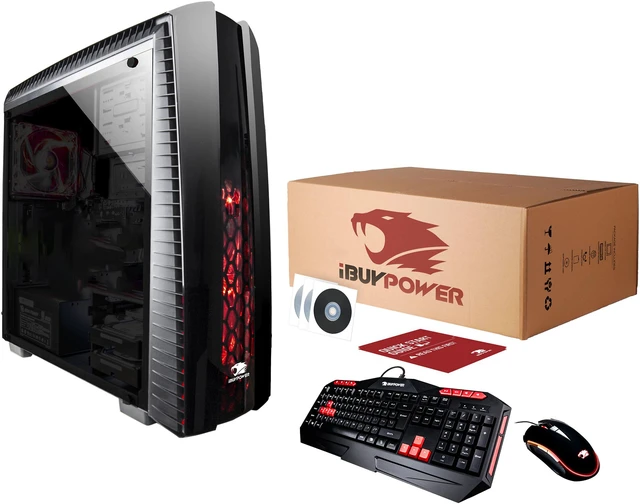 Alt view image 7 of 7 - iBUYPOWER Desktop Computer NE8510i Intel Core i7-8700 8GB DDR4 1TB HDD AMD Radeon RX 580 Windows 10 Home 64-Bit
