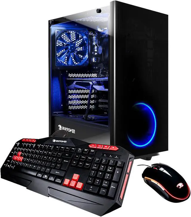 Alt view image 3 of 9 - iBUYPOWER Gaming Desktop View2187Ti Intel Core i7-8700 16GB DDR4 2TB HDD 240GB SSD GeForce GTX 1070 Ti Windows 10 Home 64-bit