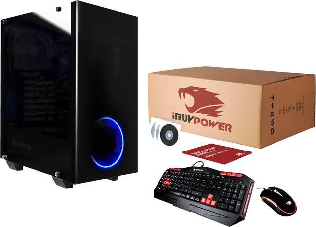 Alt view image 8 of 9 - iBUYPOWER Gaming Desktop View2187Ti Intel Core i7-8700 16GB DDR4 2TB HDD 240GB SSD GeForce GTX 1070 Ti Windows 10 Home 64-bit