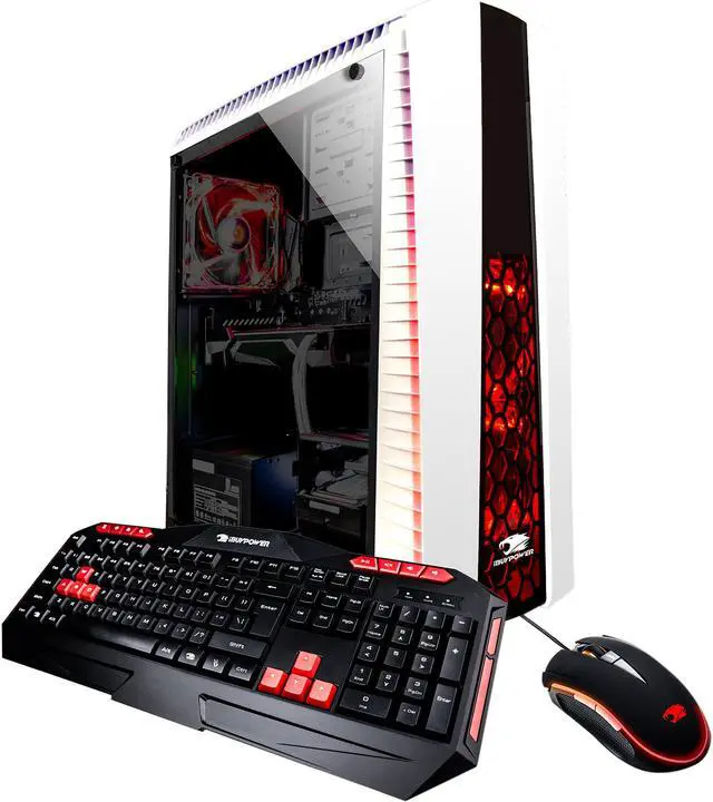 Main image of iBUYPOWER Desktop Computer N27WRX58OP1 Intel Core i7+ 8th Gen 8700 (3.20 GHz) 8 GB DDR4 2 TB HDD 16 GB Optane Memory AMD Radeon RX 580 Windows 10 Home 64-Bit