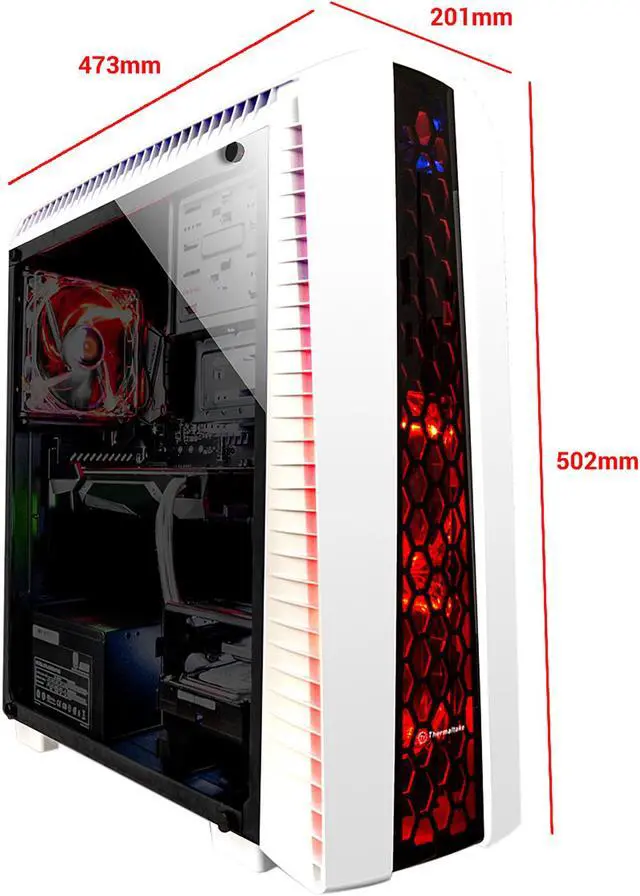 Alt view image 6 of 6 - iBUYPOWER Desktop Computer N27WRX58OP1 Intel Core i7+ 8th Gen 8700 (3.20 GHz) 8 GB DDR4 2 TB HDD 16 GB Optane Memory AMD Radeon RX 580 Windows 10 Home 64-Bit