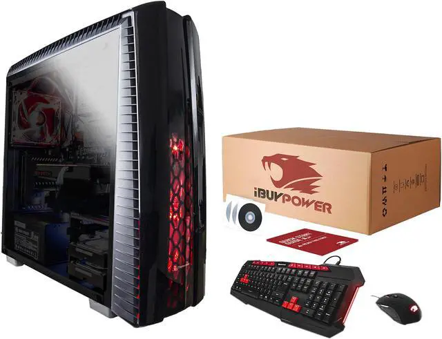 Alt view image 7 of 7 - iBUYPOWER Desktop Computer N27B7022GRXV2 AMD FX-Series FX-6300 16GB DDR3 2TB HDD AMD Radeon RX 550 Windows 10 Home 64-Bit