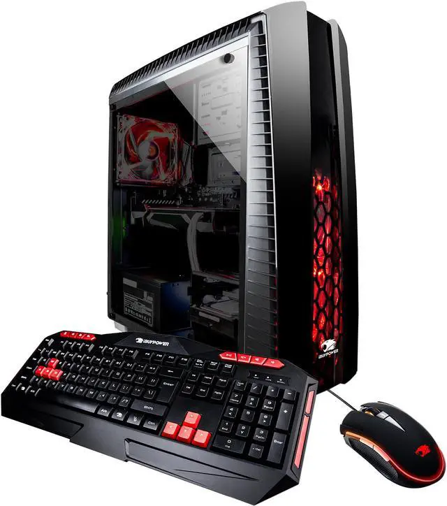 Main image of iBUYPOWER Desktop Computer N27B 015iP Intel Core i5+ 8th Gen 8400 (2.80 GHz) 8 GB DDR4 2 TB HDD 16 GB Optane Memory NVIDIA GeForce GTX 1060 Windows 10 Home 64-Bit