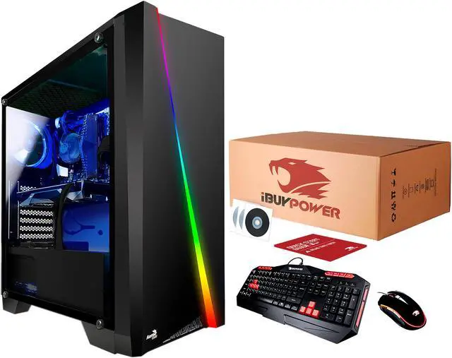 Alt view image 5 of 5 - iBUYPOWER Gaming Desktop CylonNE 087B Intel Core i5-8400 16GB DDR4 1TB HDD 120GB SSD GeForce GTX 1070 Windows 10 Home 64-Bit