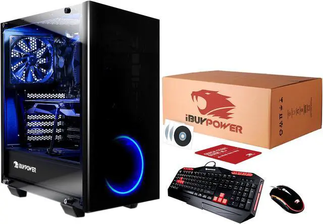 Alt view image 6 of 6 - iBUYPOWER Gaming Desktop View21 8763 Intel Core i7-8700 8GB DDR4 1TB HDD 120GB SSD GeForce GTX 1060 Windows 10 Home 64-bit