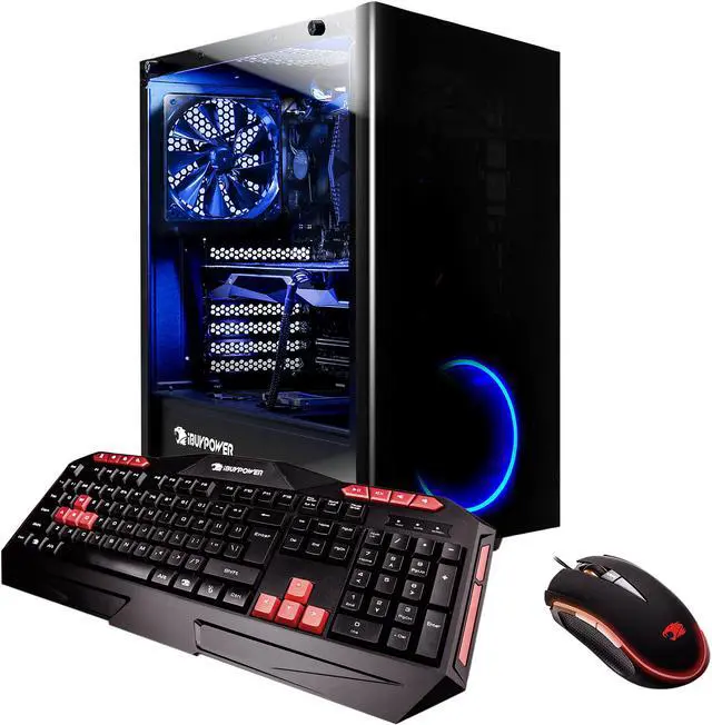 Main image of iBUYPOWER Gaming Desktop View21 8763 Intel Core i7-8700 8GB DDR4 1TB HDD 120GB SSD GeForce GTX 1060 Windows 10 Home 64-bit