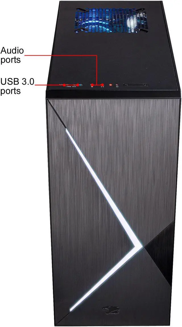 Alt view image 7 of 9 - iBUYPOWER Gaming Desktop Slate2 068i Intel Core i7-9700K 16GB DDR4 1TB SSD GeForce RTX 2060 Windows 10 Home 64-bit