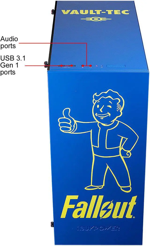 Alt view image 14 of 15 - iBUYPOWER Gaming Desktop Special Edition Gaming Desktop iBP SE Fallout Pro Intel Core i7-8700K 16GB DDR4 1TB SSD GeForce RTX 2080 Windows 10 Home 64-bit