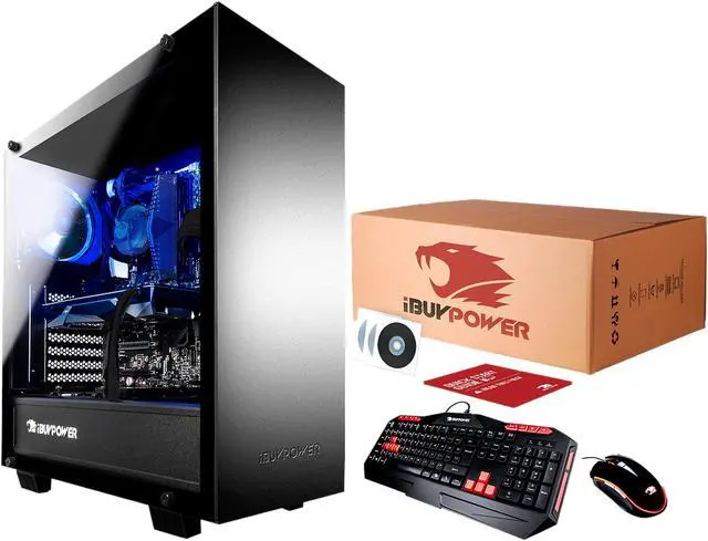 Alt view image 6 of 6 - iBUYPOWER - Desktop PC - AMD FX-6300 (3.50 GHz) - NVIDIA GeForce GT 710 - 8 GB DDR3 - 120 GB SSD - Windows 10 Home 64-bit - Arc 031A