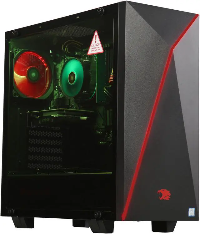 Alt view image 3 of 15 - iBUYPOWER Gaming Desktop Slate 040i Intel Core i5-8400 8GB DDR4 240GB SSD GeForce GTX 1050 Ti Windows 10 Home 64-bit