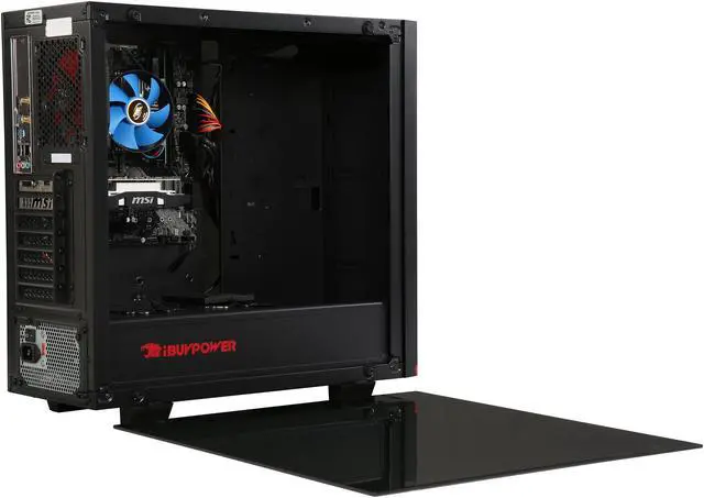 Alt view image 10 of 15 - iBUYPOWER Gaming Desktop Slate 040i Intel Core i5-8400 8GB DDR4 240GB SSD GeForce GTX 1050 Ti Windows 10 Home 64-bit