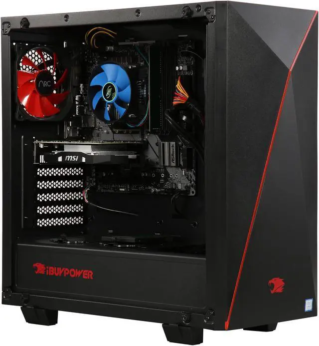 Alt view image 12 of 15 - iBUYPOWER Gaming Desktop Slate 040i Intel Core i5-8400 8GB DDR4 240GB SSD GeForce GTX 1050 Ti Windows 10 Home 64-bit