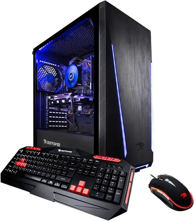 Alt view image 2 of 9 - iBUYPOWER Trace2 098i Gaming Desktop - GeForce GTX 1650, Intel Core i3-9100, 8GB DDR4, 240GB SSD