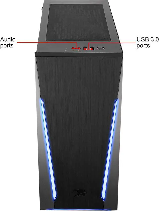 Alt view image 9 of 9 - iBUYPOWER Trace2 098i Gaming Desktop - GeForce GTX 1650, Intel Core i3-9100, 8GB DDR4, 240GB SSD