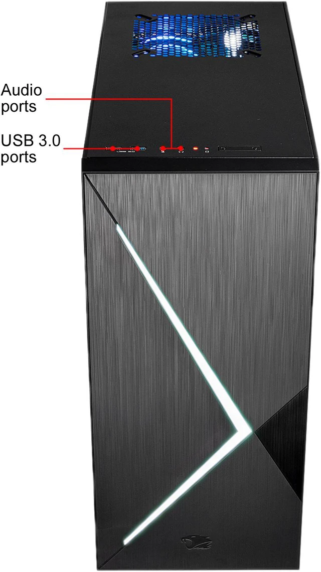 Alt view image 8 of 8 - iBUYPOWER Gaming Desktop Slate2 084i Intel Core i5-9400F 8GB DDR4 480GB SSD GeForce GTX 1660 Ti Windows 10 Home 64-bit
