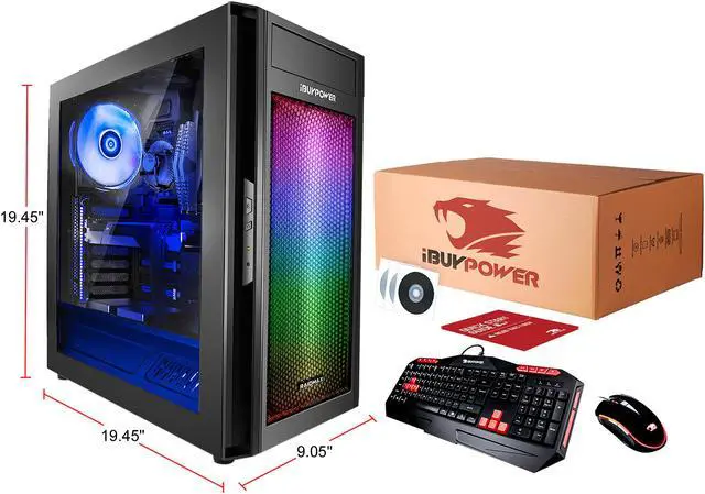 Alt view image 8 of 8 - iBUYPOWER - Gaming Desktop PC - AMD Ryzen 5 3600 (3.60 GHz) NVIDIA GeForce RTX 2060 SUPER 16 GB DDR4 480 GB SSD Windows 10 Home 64-bit AlphaB 3660SA