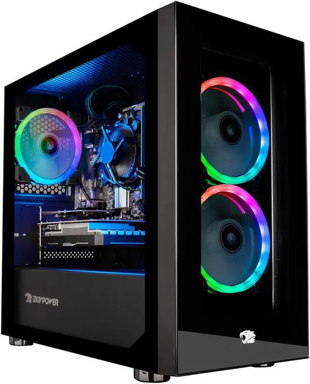 Alt view image 2 of 7 - iBUYPOWER Gaming Desktop EM3GX50i Intel Core i3-10100 8GB DDR4 240GB SSD GeForce GTX 1650 SUPER Windows 10 Home 64-bit
