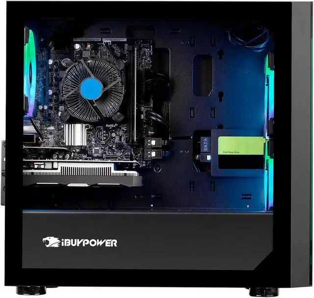 Alt view image 3 of 7 - iBUYPOWER Gaming Desktop EM3GX50i Intel Core i3-10100 8GB DDR4 240GB SSD GeForce GTX 1650 SUPER Windows 10 Home 64-bit